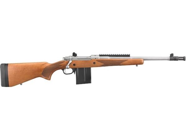 Ruger Gunsite Scout Bolt Action Centerfire Rifle 308 Winchester 16.5? Barrel Stainless and Wood