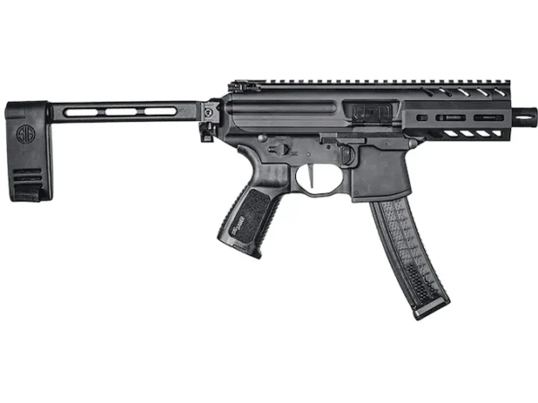 Sig Sauer MPX K Semi-Automatic Pistol 9mm Luger 4.5? Barrel with Stabilizing Brace 30-Round Black