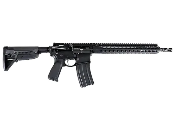 Bravo Company (BCM) RECCE-14 KMR-A AR-15 Semi-Automatic Centerfire Rifle 5.56x45mm NATO 14.5? Barrel Chrome and Black Battleship Collapsible